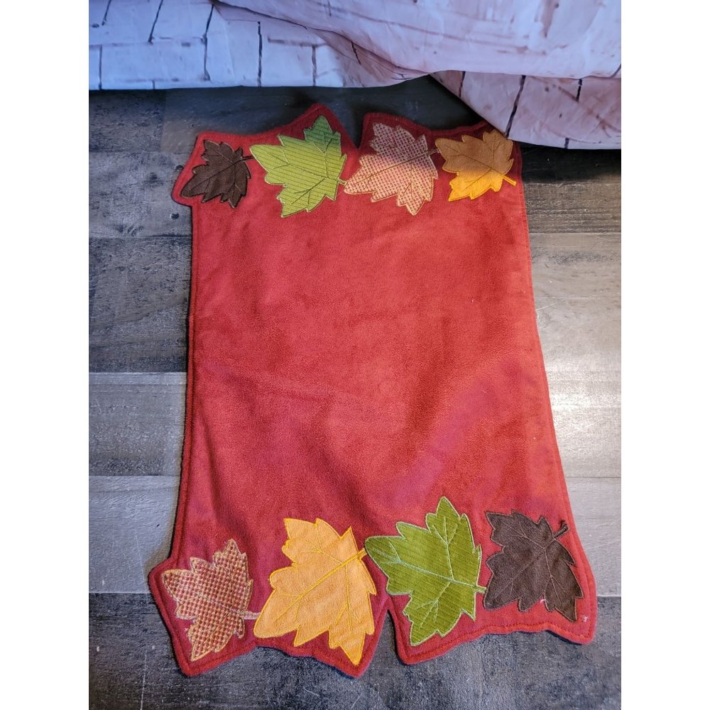 Harvest leaf leaves Fall autumn placemat table decor‎